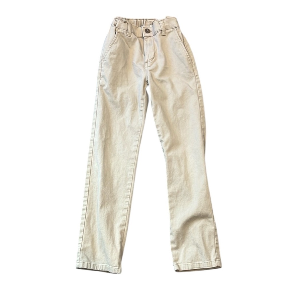 Chaps | EUC Khaki Pants with Adjustable Waist